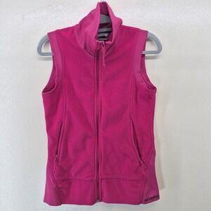 Columbia Fleece Vest Womens XS Full Zip Hiking Outdoors‎ Gorpore